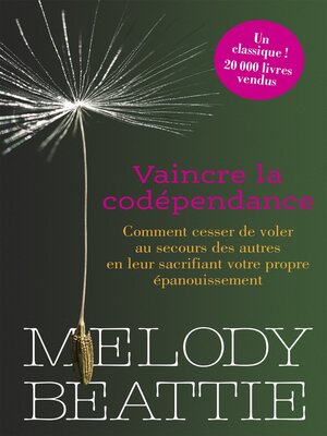 cover image of Vaincre la codépendance